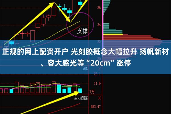 正规的网上配资开户 光刻胶概念大幅拉升 扬帆新材、容大感光等“20cm”涨停