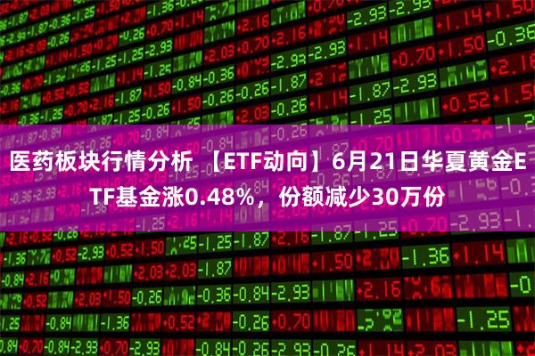 医药板块行情分析 【ETF动向】6月21日华夏黄金ETF基金涨0.48%，份额减少30万份